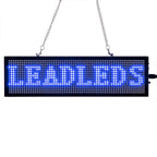 Leadleds Multicolor Electronic Signs Programmable Led Advertising Display 2 Lines Message