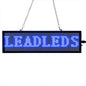 Leadleds Multicolor Electronic Signs Programmable Led Advertising Display 2 Lines Message