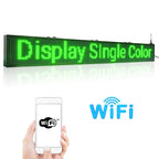 Super Indoor Led Signs programmable by your smartphone through WiFi, Compatibility with Android or iOS