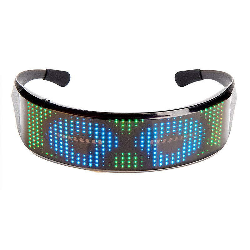 Leadleds Led Glasses Party Full Color Programmable Scrolling Message Cool Display for DJ EDM Club Main image