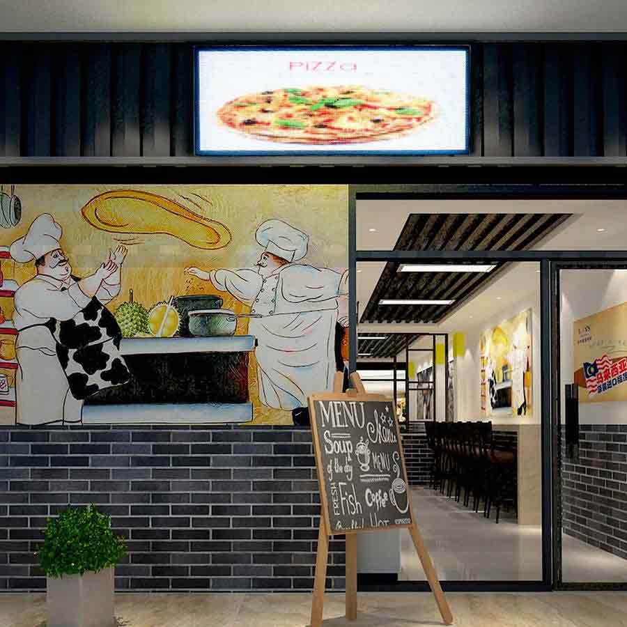 Leadleds P4 Led Panel Outdoor Video Display Screen App Control Advertising Board Smart Signage 43 in