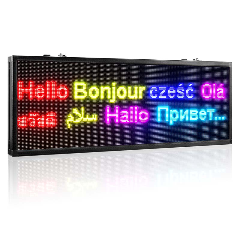 Leadleds 41 in Electronic Open Sign Custom Led TV Display Full Color Programmable Image secondaire du produit