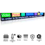 Leadleds 78 in HD Indoor Electronic Programmable Sign Advertising Display
