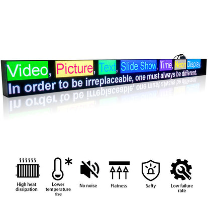 Leadleds 78 in HD Indoor Electronic Programmable Sign Advertising Display