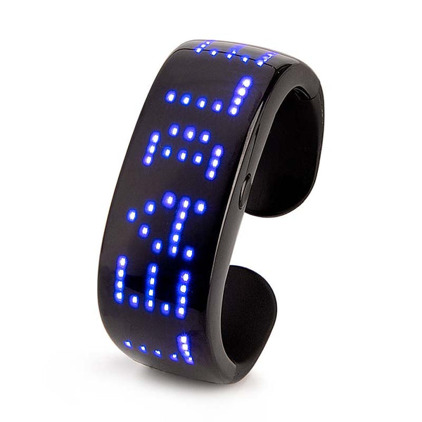 Leadleds Bluetooth-Telefonprogramm, LED-Armbänder, wiederaufladbar,  leuchtendes Armband, individuelle Nachricht