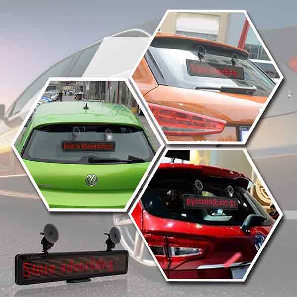 Battery Powered Led Signs Scrolling Advertising Led Panel Display Board Multi-purpose - Leadleds