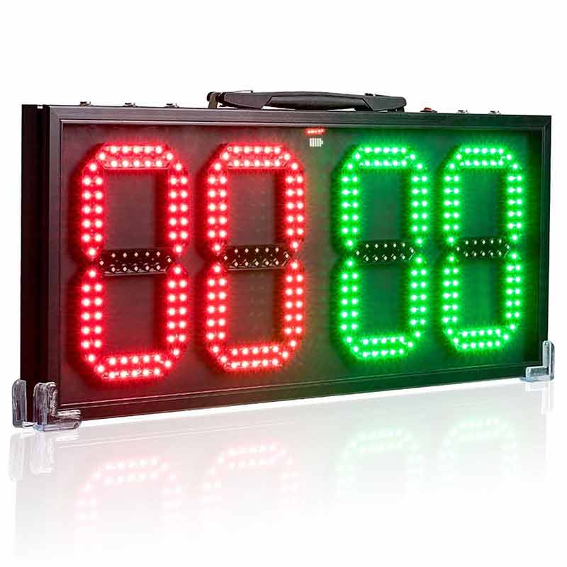 Leadleds 8-in LED Portable Football Electronic Soccer Change Player Display Board Referee Substitution Boards Equipment - Leadleds