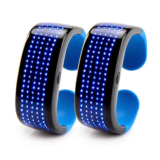 Leadleds LED Bracelet 9 Patterns Flashing Display for Running, Cycling, Party, Bar, EMD, 2-Pack Главное изображение товара