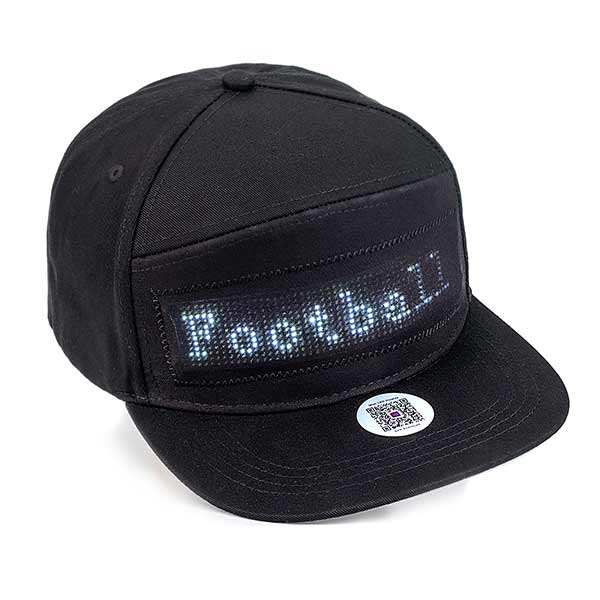 Leadleds Cool LED Display Hats by Phone Bluetooth Update Your Message, 12 x 48 dots