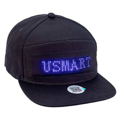 Leadleds Person Wearable Led Hat Snapback Cap Rechargeable Flexible by Smart Phone Programmable
