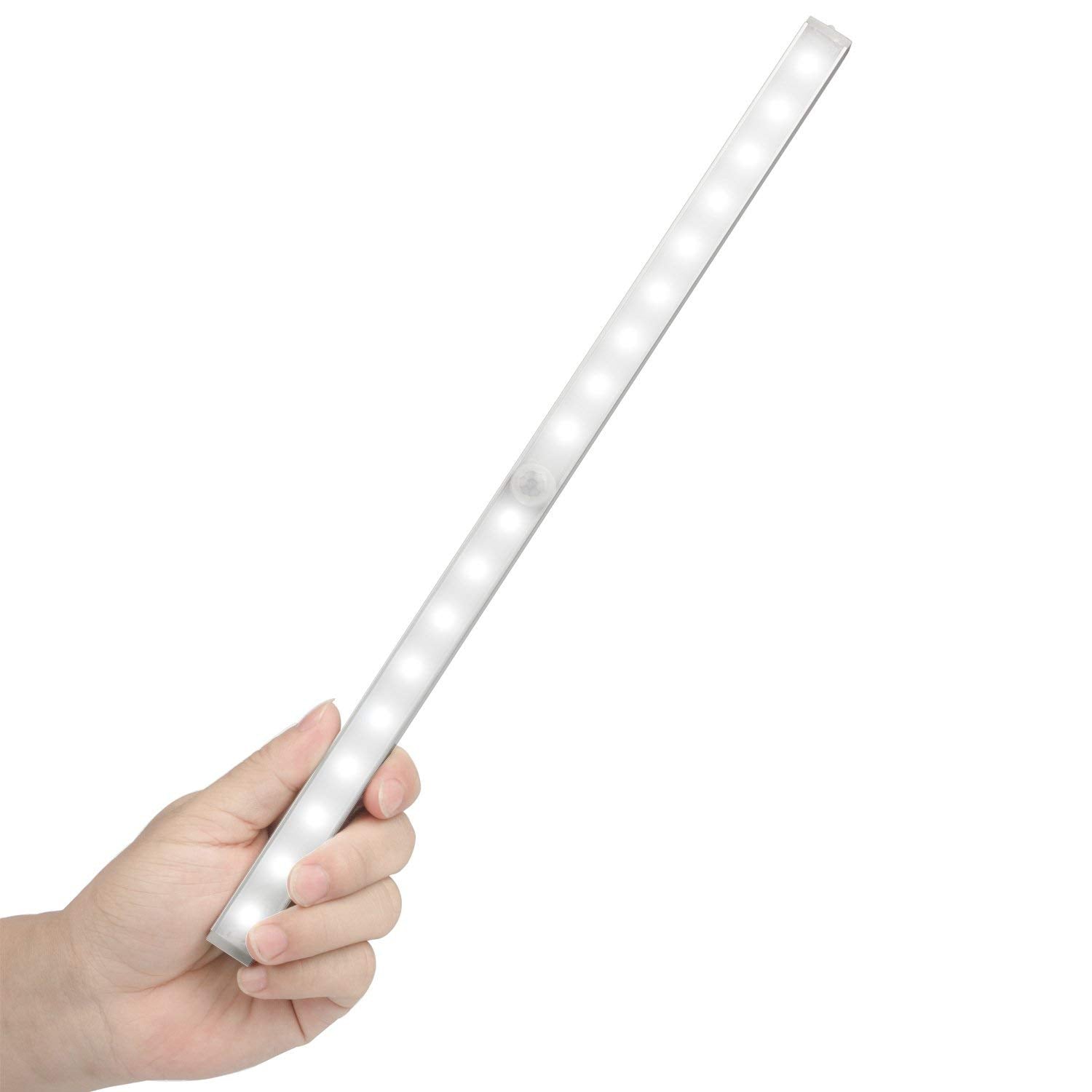 Leadleds 18-LED Motion Sensor Wardrobe Light, Cupboard LED Lamp, USB Rechargeable Cabinet Lights Lamp - Leadleds