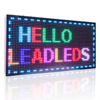 Leadleds Rainbow Color LED Display board by LAN fast Program, 71 x 39cm - Leadleds