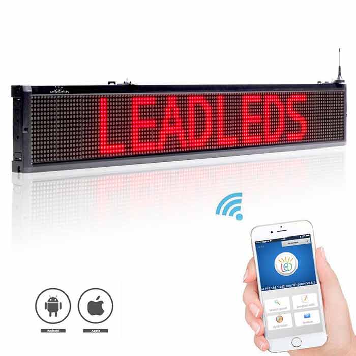40” Safety Signs for Business Vehicles  Release Information Advertising, 3 Colors - Leadleds