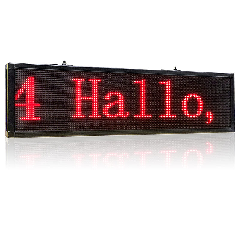 Leadleds LED Board Programmable Customized Message by USB Transfer, 25.2x7.1in Image secondaire du produit