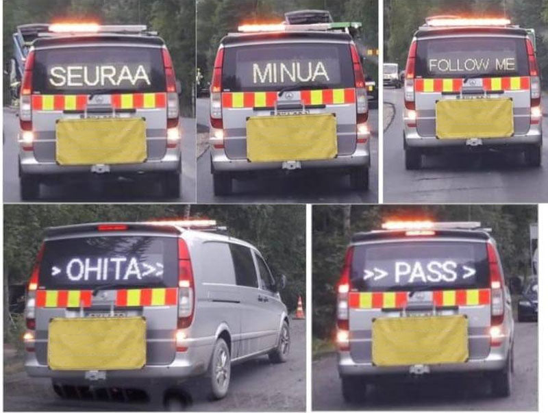 Leadleds Rear Window Bus Car Taxi Led Display Screen for Advertising Display, 40 x 14in Secondary image