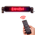Leadleds 12v LED Car Advertising Signs Programmable LED Panel Scrolling Text Information Multi-language