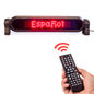 Leadleds 12v LED Car Advertising Signs Programmable LED Panel Scrolling Text Information Multi-language