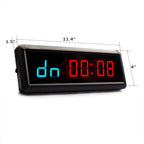 1.8 inch Remote 6 Digits Display Countdown Clock Count Up Countdown Timer For researched and Swim Use Stopwatch Gym / Boxing gym