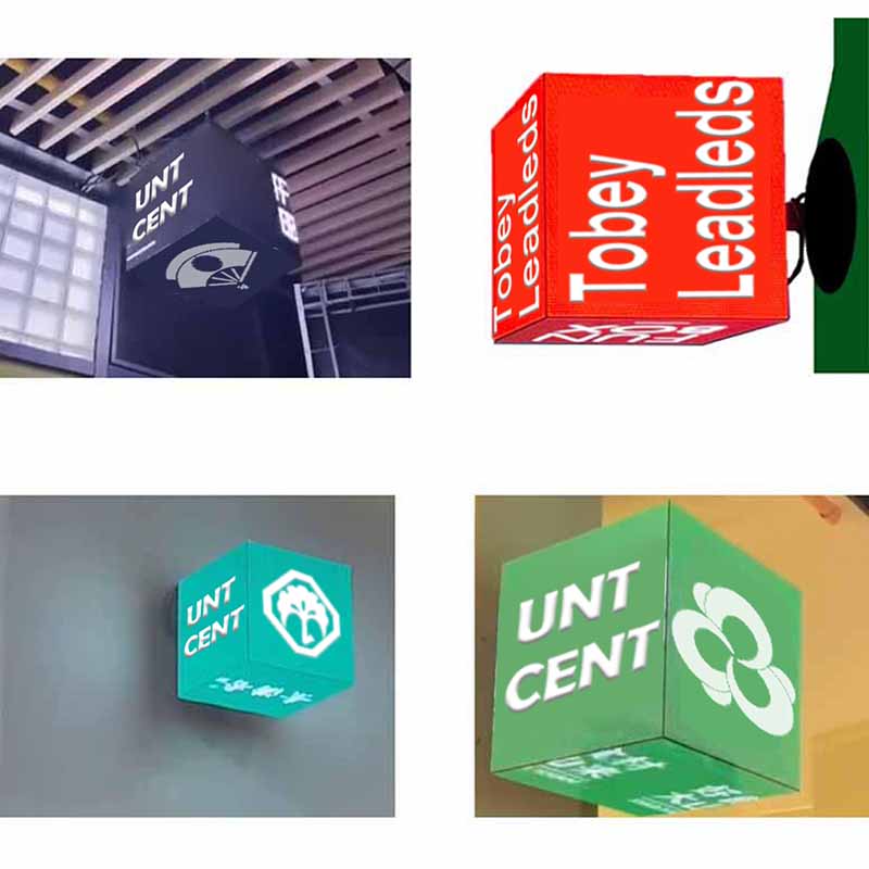 Leadleds LED Cube Screen LED Display Screen HD Video Wall for Storefront Stage Event Secondary image