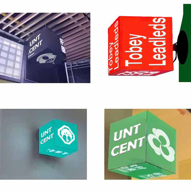Leadleds Outdoor Led Cube Display HD Video Advertising Panel Imagen secundaria del producto