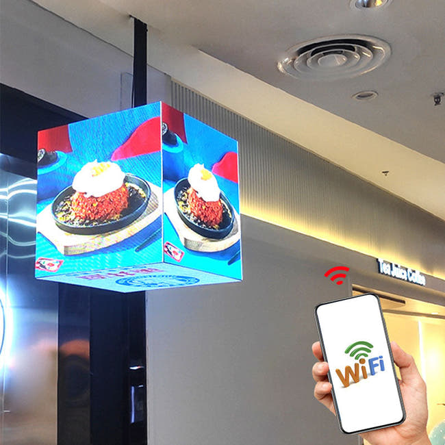 Leadleds Cube Led Display Screen Digital Sign Custom Made Led Sign Advertising TV Panel  Secondary image