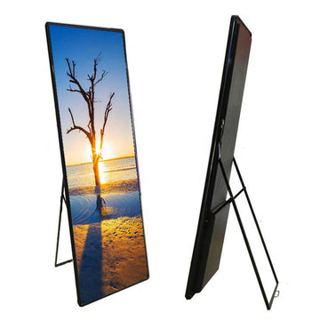 Leadleds 76 x 25in HDMI LED Poster Flooring Standing Portable Digital Singage Advertising Video Screen