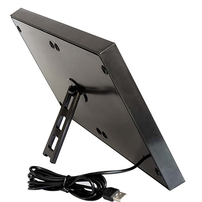 DC5V Portable Led Open Sign Neon Sign Board Programmable Led Display Panel with Foldable Stand and USB Power Cable for Desktop Secondary image