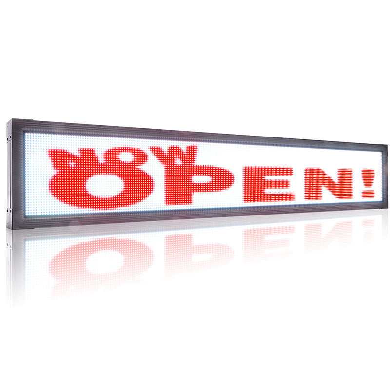 Leadleds P8 Full Color Led Display Waterproof Business Sign Outdoor Program Message by LAN