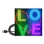 DIY Full Color LED Panel DC5V Wireless Message Board Support Global Language Image Animation with 1M USB Cable 4096 Dots