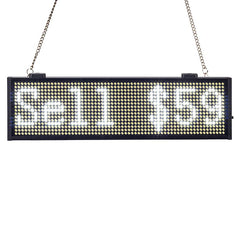 Leadleds Multicolor Electronic Signs Programmable Led Advertising Display 2 Lines Message