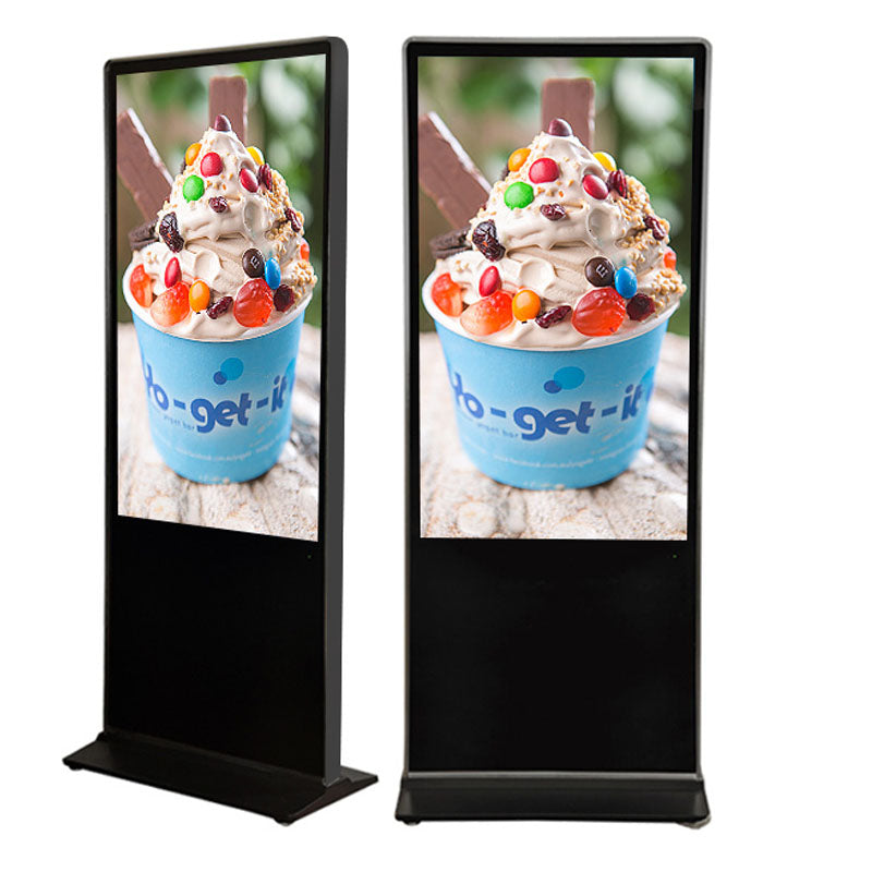 43in Digital Signage Media Advertising Player Programmable Floor Standing Android LCD Video Screen Indoor