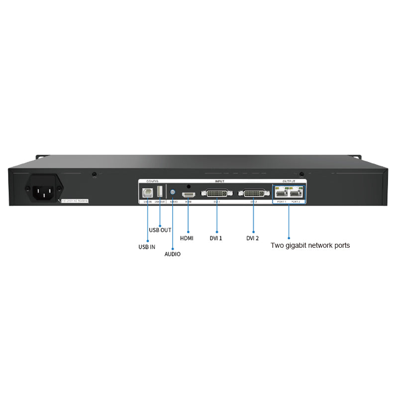 Leadleds Led Video Processor Live Play Free Switching Free Cropping Multiple Singnal Inputs Главное изображение товара