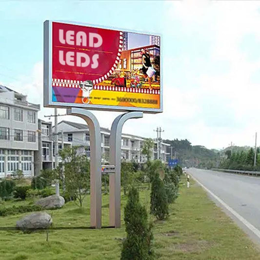 Leadleds 3.7 x 5.8Ft Outdoor Digital Signage Cloud Control Panel Full Color Display Picture Video Text