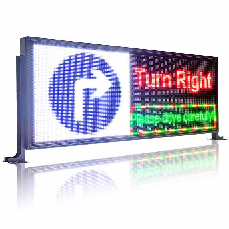Leadleds 40 x 14in Rear Window Bus Car Taxi Led Display Screen for Advertising Display Secondary image