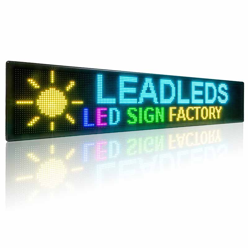 Leadleds 66 in Commercial Signs LED Video Wall for Storefront Light Pole LED Screen, Double Sided Secondary image