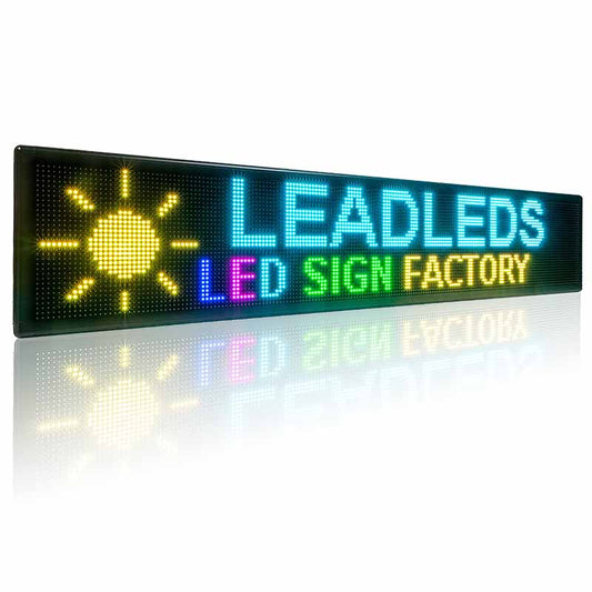 Leadleds 66 in Commercial Signs LED Video Wall for Storefront Light Pole LED Screen, Double Sided