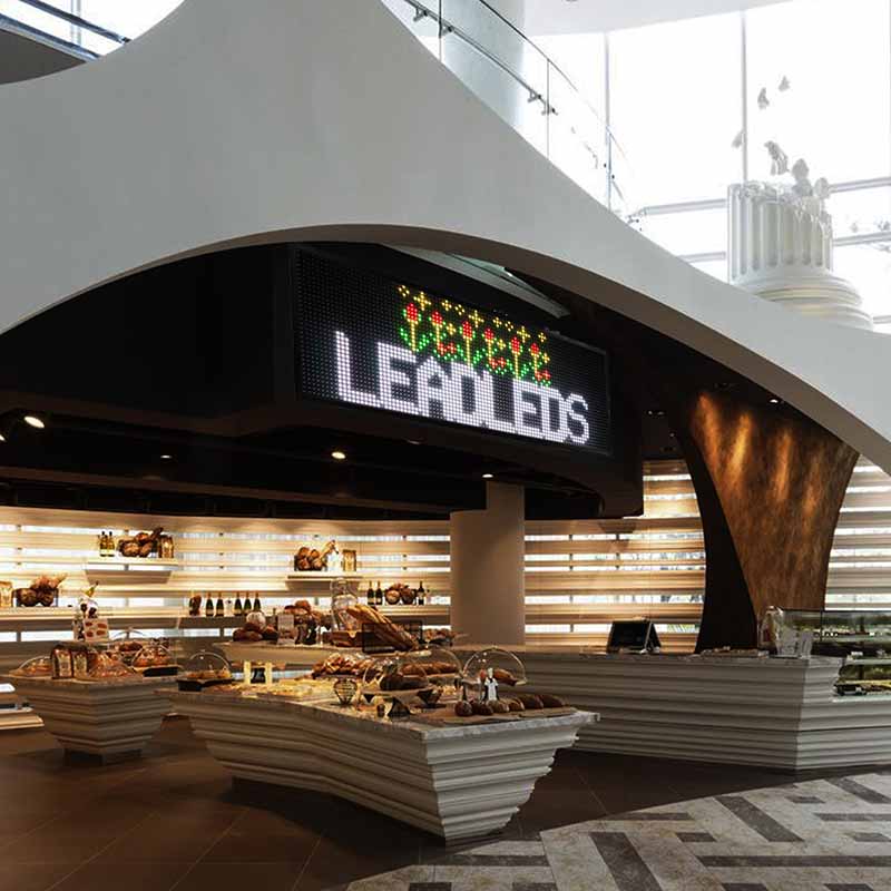Leadleds 63 x 25in Window Led Display Sign Full Color Led Open Sign Super Bright Messages by WiFi Programming Hauptbild