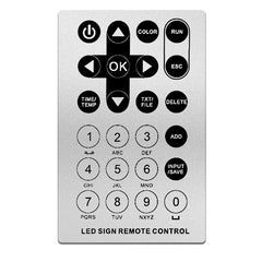 remote control for message display