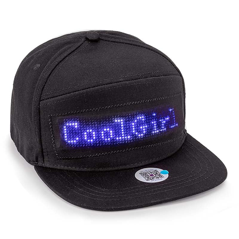 Leadleds Sports Hat Led Bluetooth Advertising Display Hat for DJ Hip Hop Scrolling Text Hat Main image