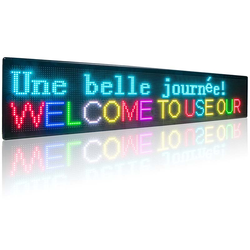 Leadleds Programmable Led Ticker Tape Display Board Digital Signage