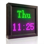 Leadleds 16in Open Sign Neon Message Board Temperature Humidity Led Timer Display