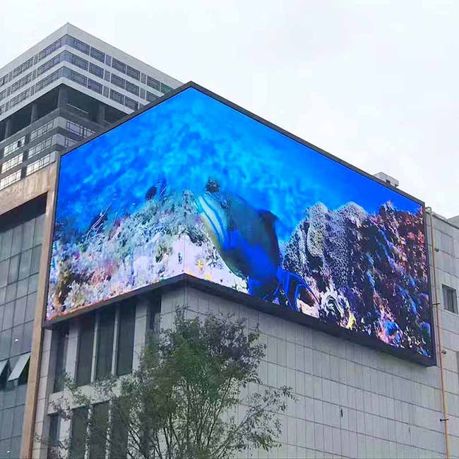 Leadleds Building Corner Advertising Billboard Sign Vertical Wall Led Display Screen Outdoor Waterproof Main image