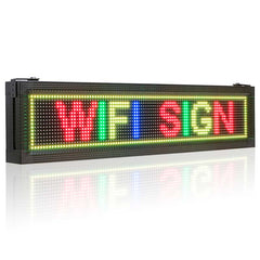 Leadleds 54in Outdoor Led Signs WiFi Led Display Programmable 7 Colors Message Sign for Business and Store