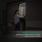 Leadleds 18-LED Motion Sensor Wardrobe Light, Cupboard LED Lamp, USB Rechargeable Cabinet Lights Lamp - Leadleds