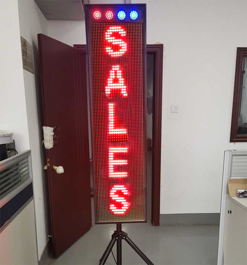 Leadleds 55" Battery Powered Motorway Led Sign Road Sign WiFi Programmable Hauptbild