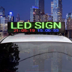 Leadleds Programmable Neon LED Topper Roofsign Full Color Picture Text Display Board