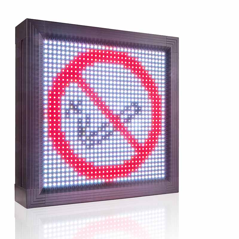 Leadleds 16in Open Sign Neon Message Board Temperature Humidity Led Timer Display