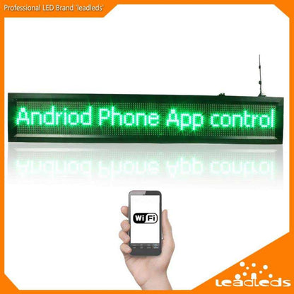 Leadleds 1.36M Outdoor Led Signs WiFi Led Display Programmable Message Sign for Business and Store - Leadleds
