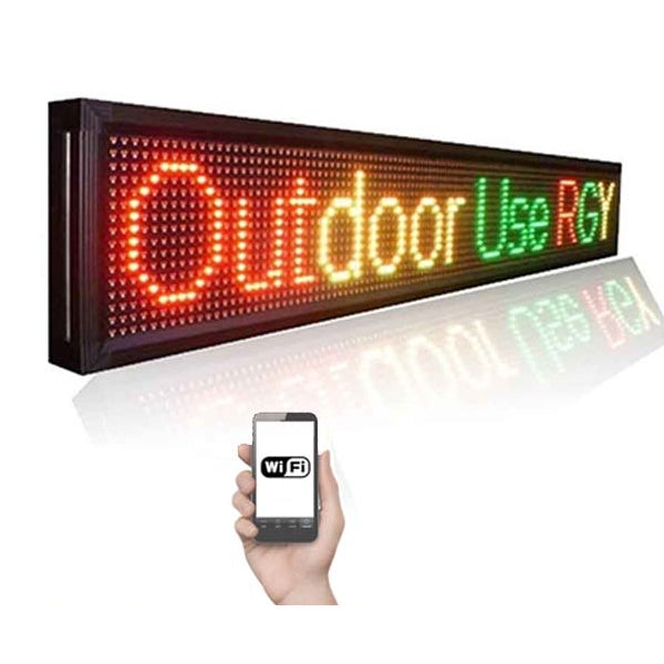 Leadleds 1.36M Outdoor Led Signs WiFi Led Display Programmable Message Sign for Business and Store - Leadleds
