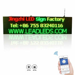 Leadleds Bigger Sign 2,88 x 0,96 m Outdoor-LED-Bildschirm, wasserdicht, RGY, superhelle Botschaft